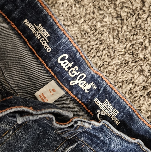 Cat & Jack Blue Denim Boy Shorts - Picture 3 of 3